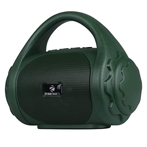 (Renewed) ZEBRONICS Zeb-County Wireless Bluetooth Speaker (Green)