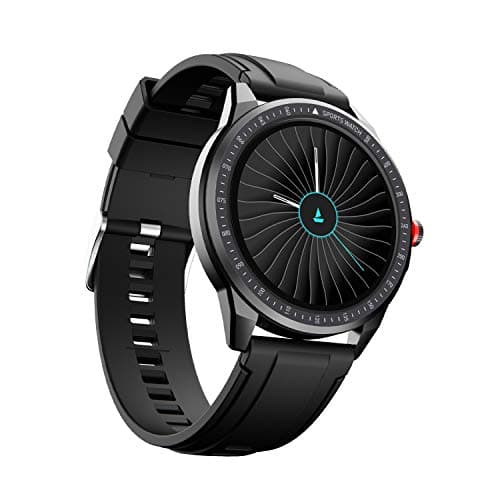 (Renewed) boAt Flash Edition Smartwatch with Activity Tracker,Multiple Sports Modes,Full Touch 1.3" Screen,Sleep Monitor,Gesture, Camera & Music Control,IP68 Dust,Sweat & Splash Resistance(Lightning Black)