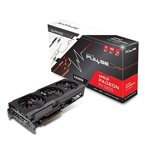 Sapphire Technology Pulse AMD Radeon RX 6800 PCIe 4.0 Gaming Graphics Card with 16GB GDDR6, 11305-02-20G
