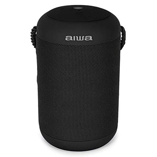 AIWA Stud Black ABT-307 Portable Bluetooth Speaker with Super Bass & Built-in Mic.