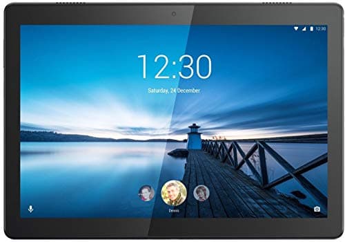 (Renewed) Lenovo Tab M10 Tablet (10.1 inch, 32GB, Wi-Fi + 4G LTE), Slate Black