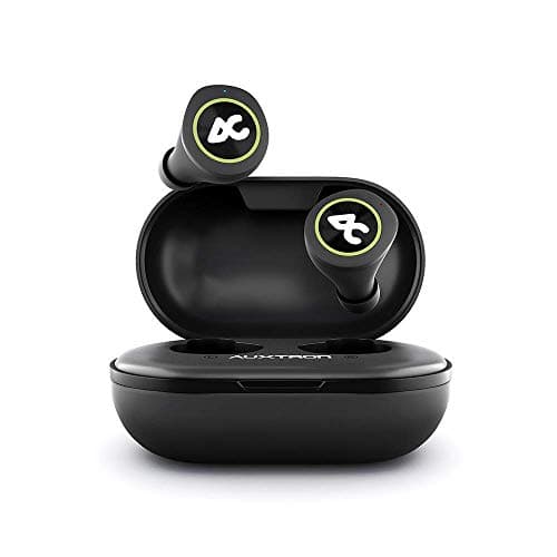 Auxtron AirBolt 505 True Wireless (TWS) Earbuds - Bluetooth 5.0, Full Touch Earphones, IPX5 Water Resistant, HD Stereo Sound, High Bass, InBuilt MIC, 