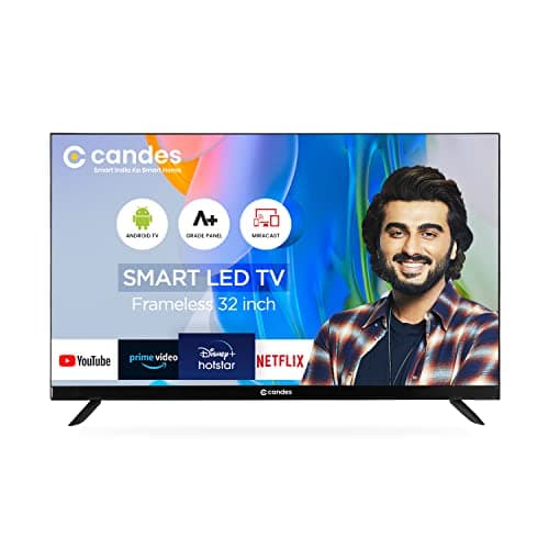 Candes 80 cm (32 inch) HD Ready LED Smart Android TV (F32S001)