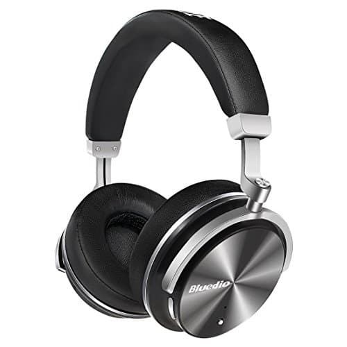 Bluedio T4 Turbine Active Noise Cancelling Over-ear Swiveling Wireless Bluetooth Headphones with Mic (Black)