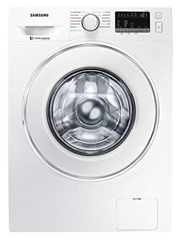 Samsung 8.0 Kg Inverter Fully-Automatic Front Loading Washing Machine (WW81J44G0IW/TL, White, Hygiene steam)