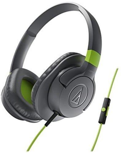 (Renewed) Audio Technica ATH-AX1IS Sonic Fuel Sonic Fuel Over-Ear Headphones (Grey)
