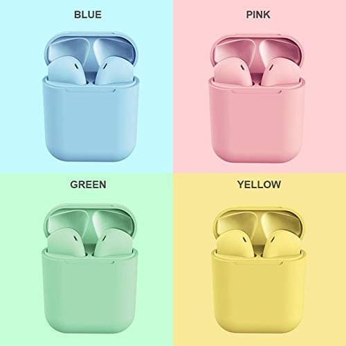 Specsybear inpods Earbuds i12 TWS Bluetooth 5.0 Headset with Mic and Portable Charging Case Supporting All Smart Phone and Android Phones with Sensor