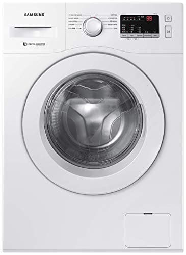 Samsung 6.5 Kg Inverter 5 star Fully-Automatic Front Loading Washing Machine (WW66R20GLMW/TL, White, Hygiene steam)