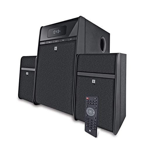 (Renewed) iBall Tarang Classic 2.1 Multimedia Speaker with Bluetooth, USB, FM Radio & Remote Control (Black)