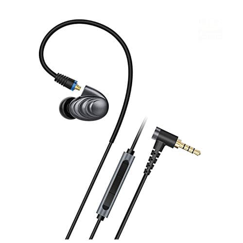 FiiO F9 Pro Triple Driver Hybrid in-Ear Monitors with Mic and Remote (Titanium)