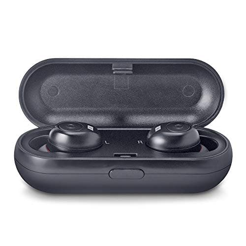 (Renewed) iBall EarWear TW10 in-Ear Bluetooth Wireless Headphones with Protective Charging Case, Black