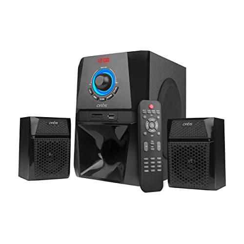 Artis MS204 2.1 Ch Wireless Multimedia Speaker System with FM/SD/aux/USB Bluetooth Home Audio Speaker (Black)