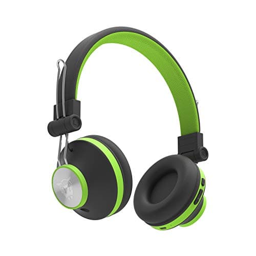 Ant Audio Treble H82 On Ear Bluetooth Headphone with Mic (Black Green)