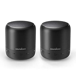 Anker Soundcore Mini 2 Pocket Bluetooth Outdoor Speaker for Wireless Stereo Pairing , IPX7 Waterproof, Enhanced Bass, 15-Hour Playtime, Ultra-Portable Design - Pack of 2