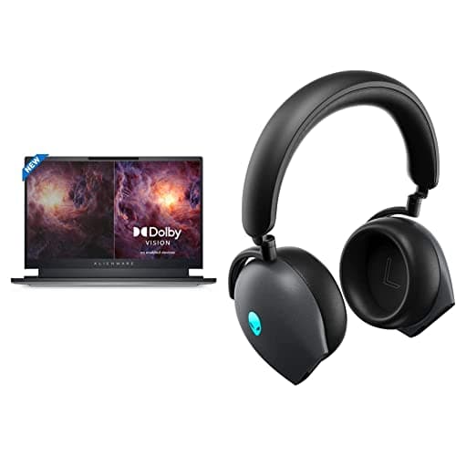 DELL Alienware x14 Gaming Laptop, Intel i7-12700H, 14 inch FHD 144Hz,32GB, 1TB SSD, Nvidia RTX 3060 6GB and Alienware Wired/Wireless Gaming Headset with BT, 2.4 GHz Radio Frequency|Wired-3.5 mm