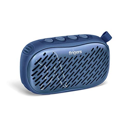 FINGERS Musilicious BT1 5.0 Channel Wireless Bluetooth Portable Speaker (Oxford Blue)
