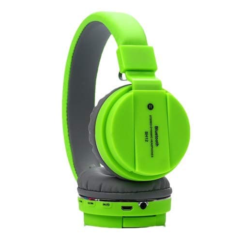 Buddymate SH-12 Wireless Bluetooth Over the Ear Headphone with Mic (Random)