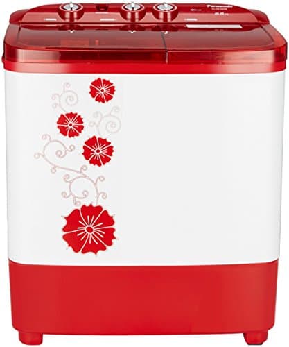 Panasonic 6.5 kg  Semi-Automatic Top Loading Washing Machine (NA-W65B3RRB,Red ) with Lint Filter