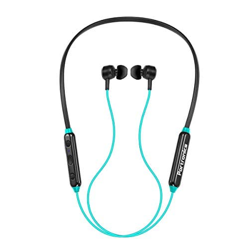Portronics Harmonics One POR-1144 Wireless Bluetooth 5.0 Sports Headset with High Bass, Powerful Audio Drivers Comfort Fit, Supreme Sound, Built-in Mi