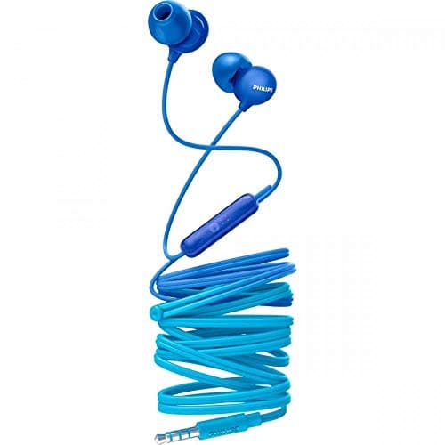 Philips SHE2405BL/00 Upbeat inear Earphone with Mic (Marine Blue)