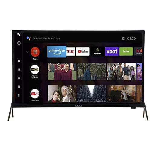 AKAI 80 cm (32 Inches) HD Ready Smart LED 2019 Model AKLT32S-DB18M TV (Black)