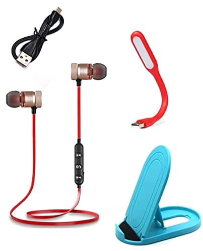 BLAXSTOC PRO Wireless Bluetooth In Ear Headphone with Mic (Multicolour)