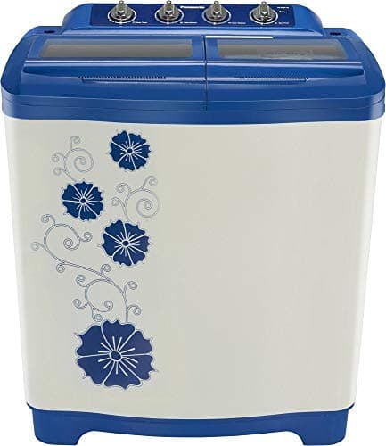Panasonic 8 kg Semi-Automatic Top Loading Washing Machine (NA-W80B2ARB, Blue and White)