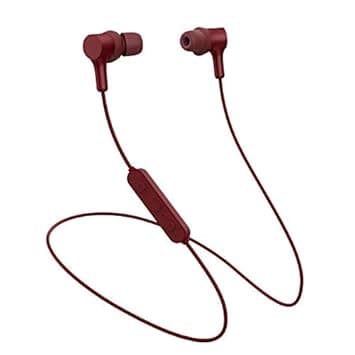 HAVIT Bluetooth Headphones, Sweatproof Stereo Sound, Magnetic Wireless Headphones, Wireless in-Ear Sports Earbuds for Running, Cycling, Gym (i37, Red)