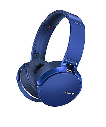 Sony MDR-XB950B1 On-Ear Wireless Premium Extra BASS Headphones (Blue)