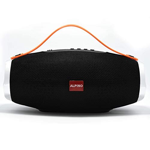 Alpino Thar Max Rugged Outdoor And Portable Bluetooth Speaker With USB/AUX/FM | 1800mAh Battery And 7 Hours Playtime With Heavy Bass (Black)