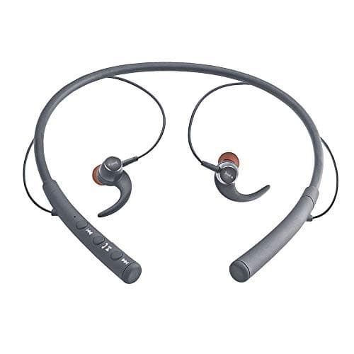 (Renewed) iBall EarWear Base BT 5.0 Neckband Earphone with Mic and 12 Hours Battery Life (Grey)