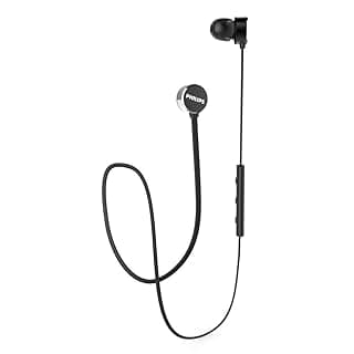 (Renewed) PHILIPS UpBeat TAUN102BK Wireless Bluetooth In Ear Earbuds with Mic (Black)