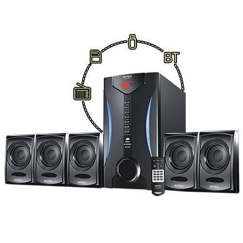 Intex IT-4950-SUF-BT 5.1 Channel Speakers (Black)