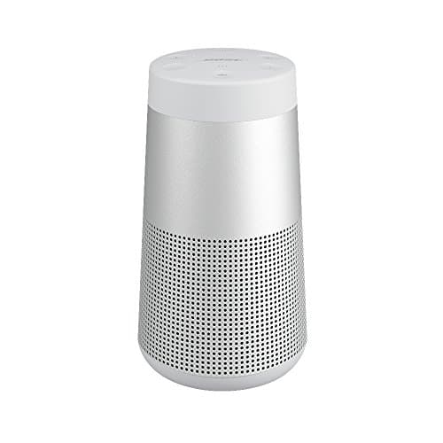 Bose SoundLink Revolve, Portable Bluetooth Speaker (with 360 Wireless Surround Sound), Luxe Silver
