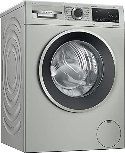 Bosch 10 kg Inverter Fully-Automatic Front Loading Washing Machine WGA254AVIN, Silver Inox, Inbuilt Heater)