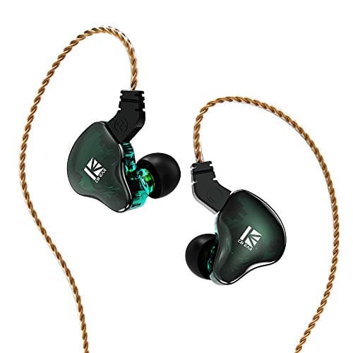 H HIFIHEAR KBEAR KS2 in Ear Monitors, 1BA 1DD Stereo in Ear Earphones, HiFi in Ear Ear Earbud Headset Noise Cancelling Hybrid Earphone with Removable 