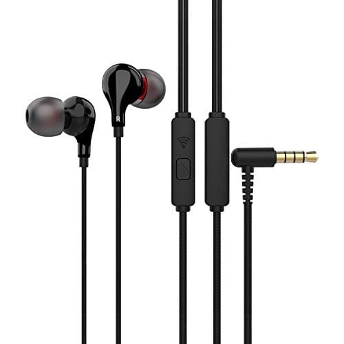 yopah S603 Stereo Wired in Ear Earphones with mic Noise Cancellation with 10 mm Powerful Driver with Ultra bass HD Stereo Headset with Cable Organizer