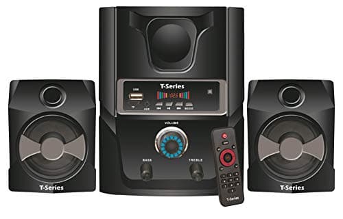 T-Series M10 2.1 Channel Wireless Bluetooth Multimedia Speaker (Black)