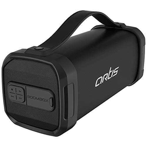 Artis BT603 Wireless Portable Bluetooth Speaker with FM/USB/AUX in/Micro SD Card Reader (Black)