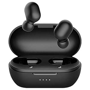 Haylou GT1 Pro Long Battery HD Stereo TWS Bluetooth Earphones, Touch Control Wireless Headphones with Dual Mic Noise Isolation - Black