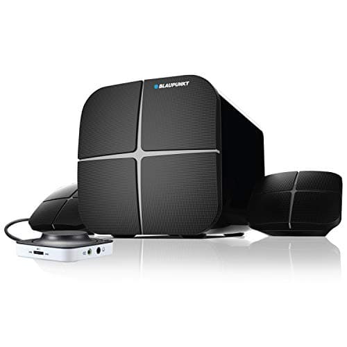 Blaupunkt SP212 Bluetooth Home Audio Multimedia 2.1 Speaker (Black)