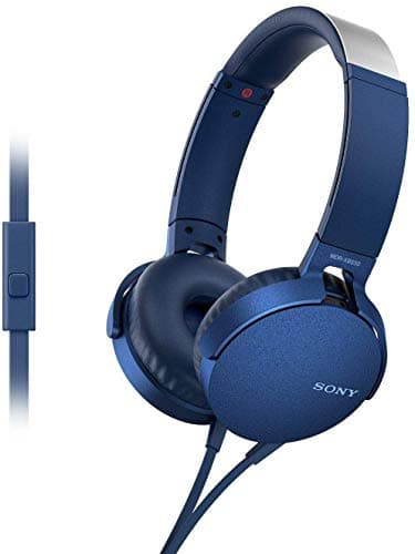 Sony Extra Bass MDR-XB550AP Headphones (Blue)