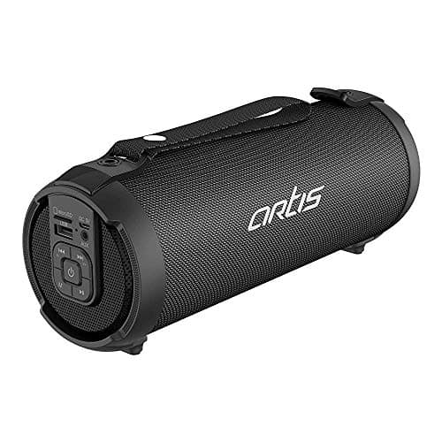 (Renewed) Artis BT77 Outdoor Bluetooth Speaker with USB, FM, Micro SD Card, AUX in (Black)