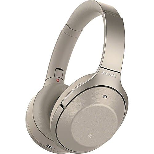 Sony WH-1000XM2 Wireless Headphone with Mic (Gold)