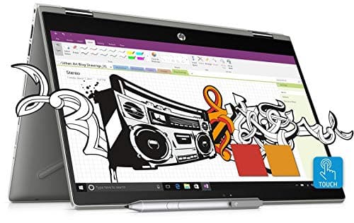 HP Pavilion x360 14-cd0053TX Laptop(8th Gen i5-8250U/8GB DDR4/1TB HDD/16GB Optane/NVIDIA MX130 2GB Graphics/Win 10/MS Office H&amp;S 2016) Mineral Sil