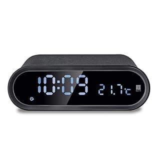 iBall Musi Home Pro Portable Digital Clock Bluetooth Speaker/Alarm/FM/Temperature Display with Wireless Charging (Black)