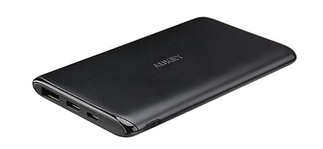 Aukey USB Type C 5000mAh Lithium Polymer Ultra Slim Power Bank (PB-XN5) - Black Power Banks