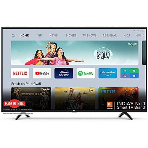 Mi 108 cm (43 Inches) 4K Ultra HD Smart Android LED TV L43M4-4AIN (Black) (2019 Model)