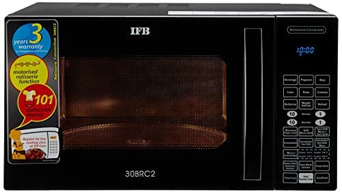 (Renewed) IFB 30 L Convection Microwave Oven (30BRC2, Black)