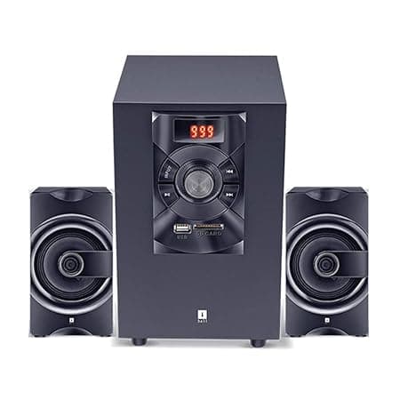 iBall SoundKing i3-2.1 Multimedia Speaker, Black Audio & Video Accessories